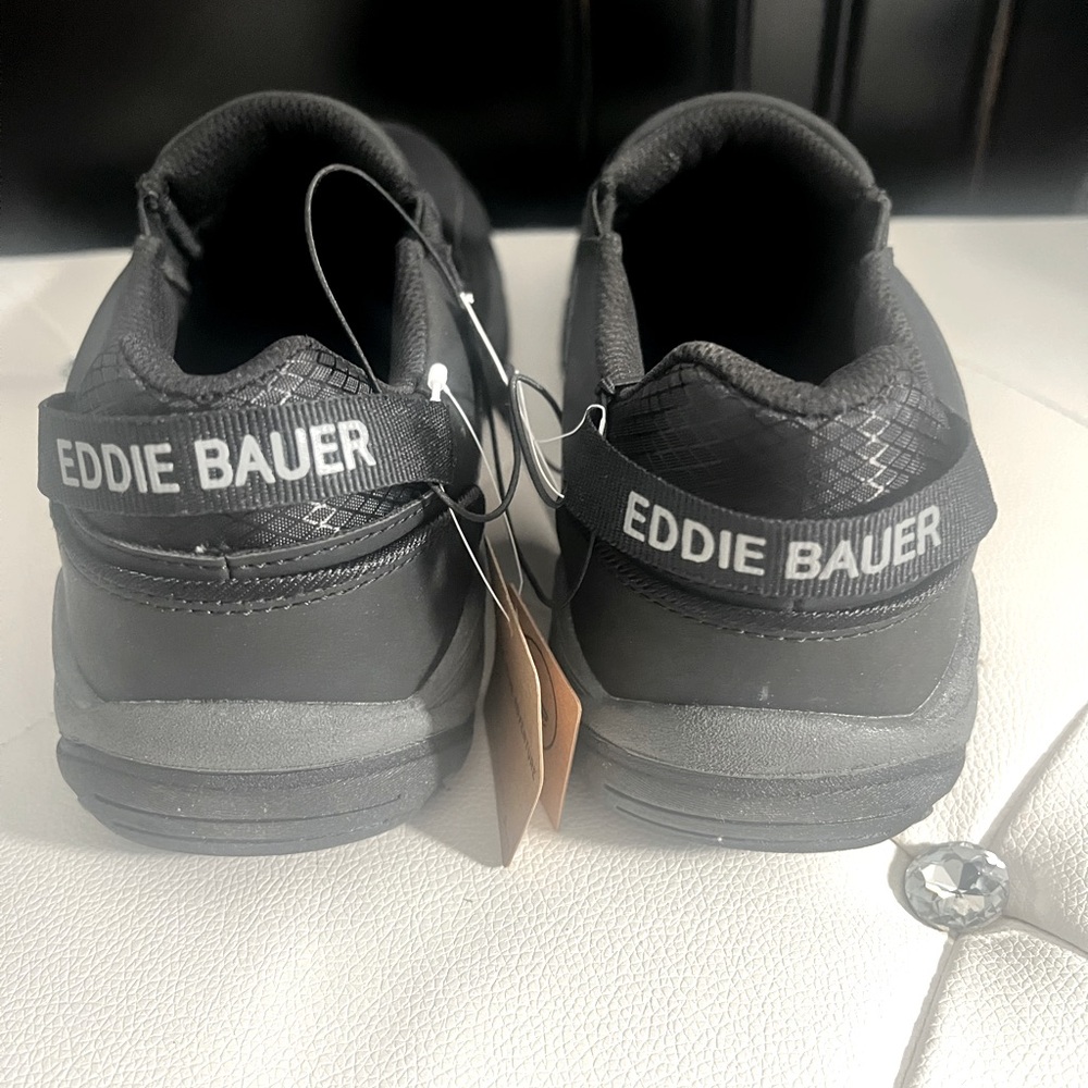 Eddie Bauer Colbert Slip-On Shoes Black Men’s 10M NWT